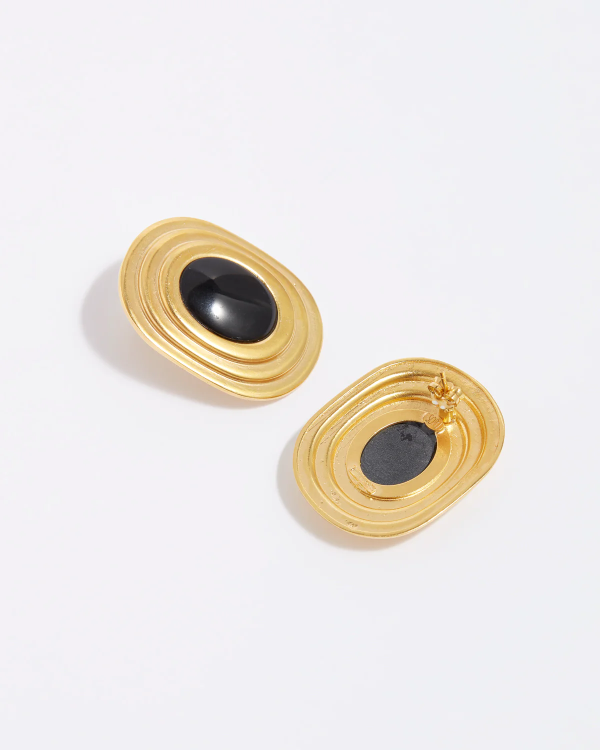 Coco Earrings, Onyx - Image 3