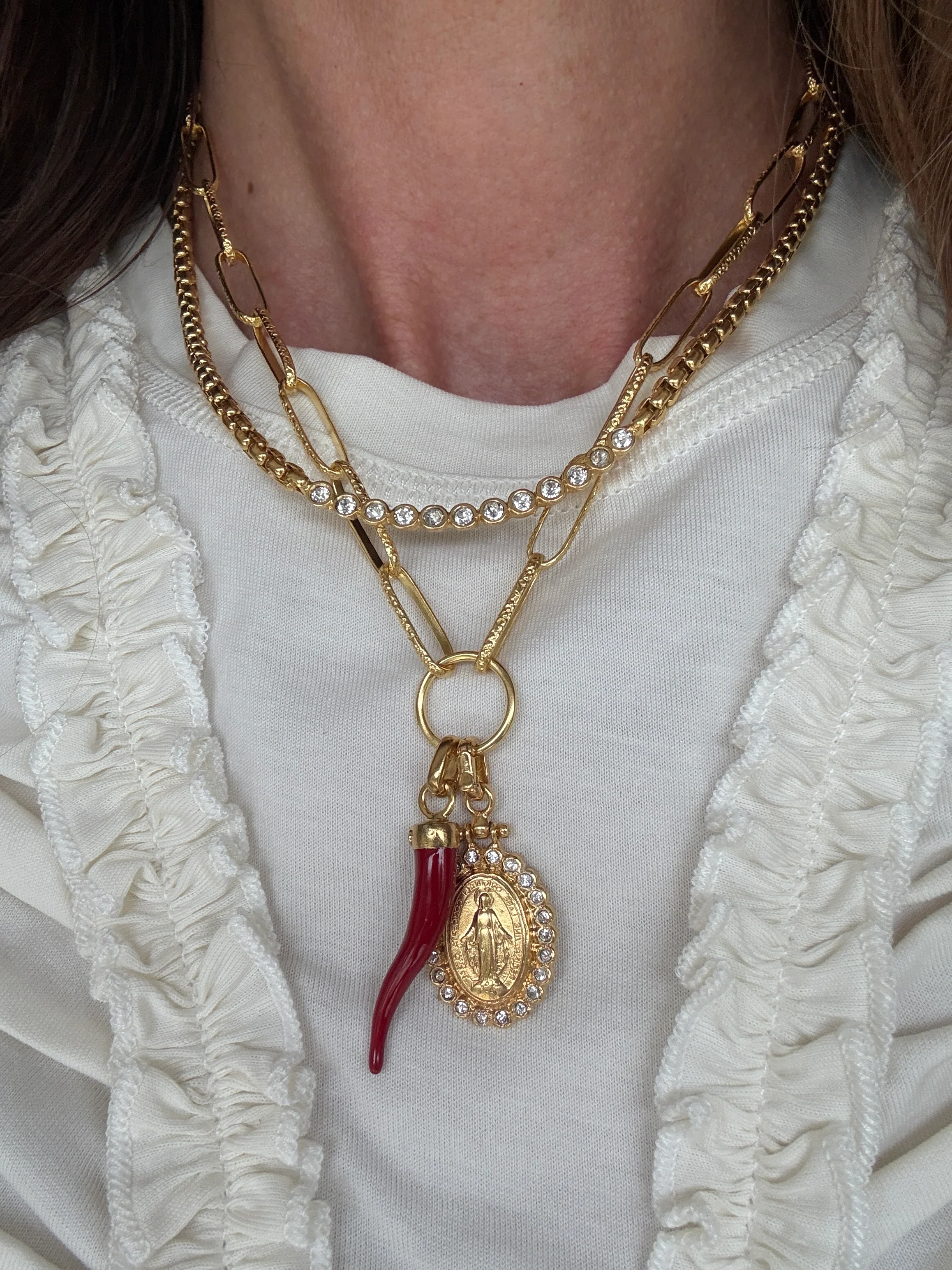 Cornicello Charm, Red - Image 3