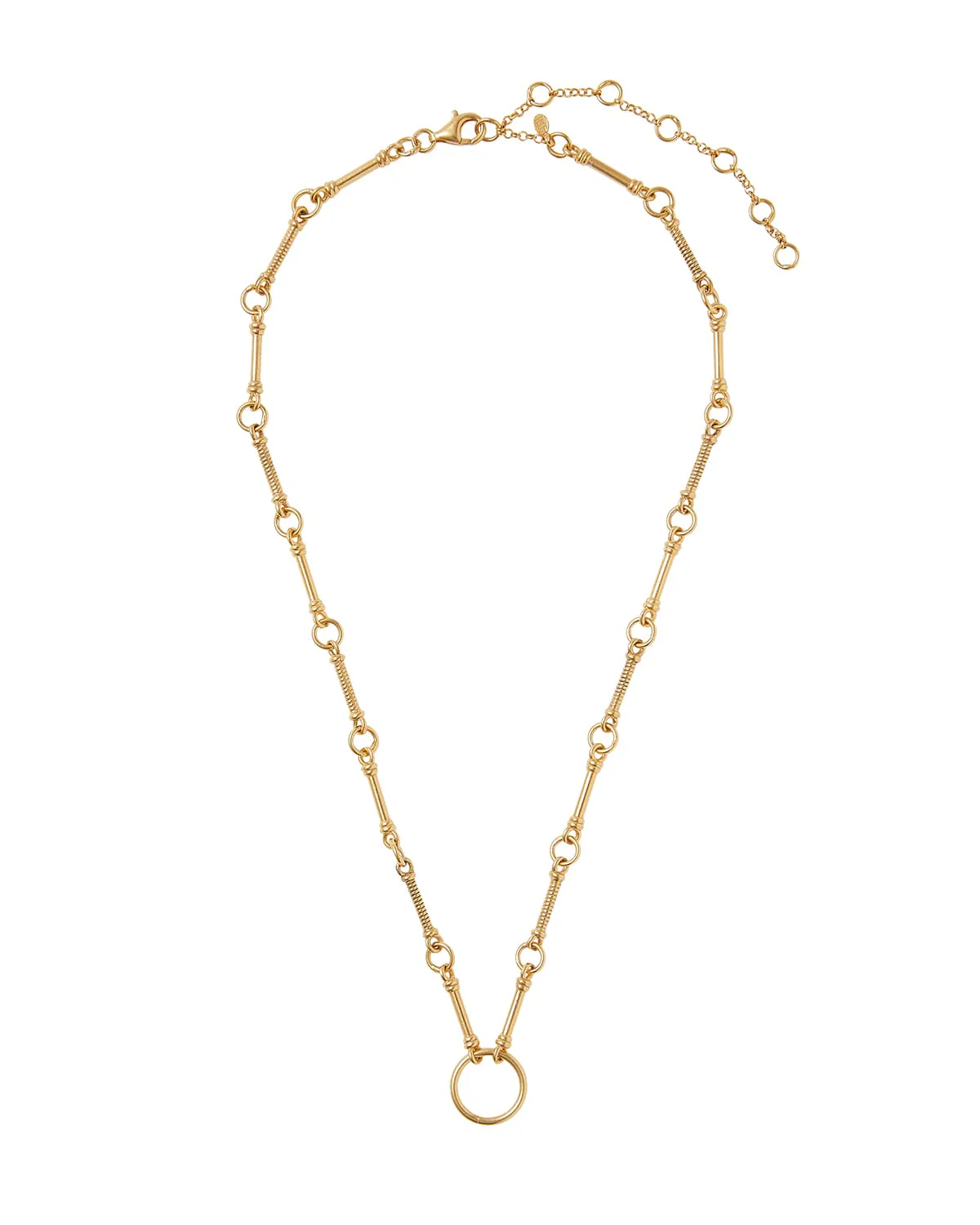 Soru Charm Link Necklace, Gold - Image 8
