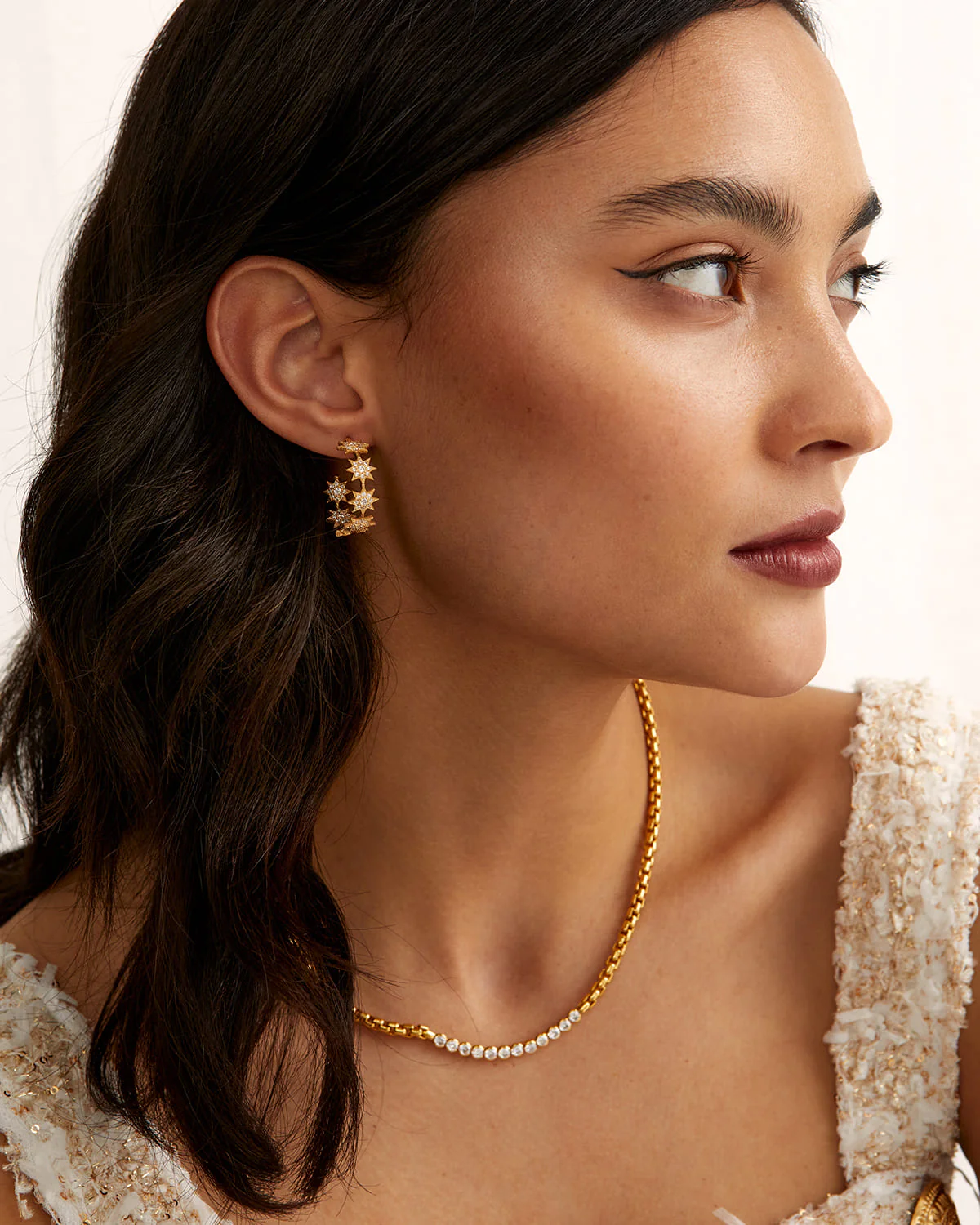Cosmic Hoop Earrings - Image 3