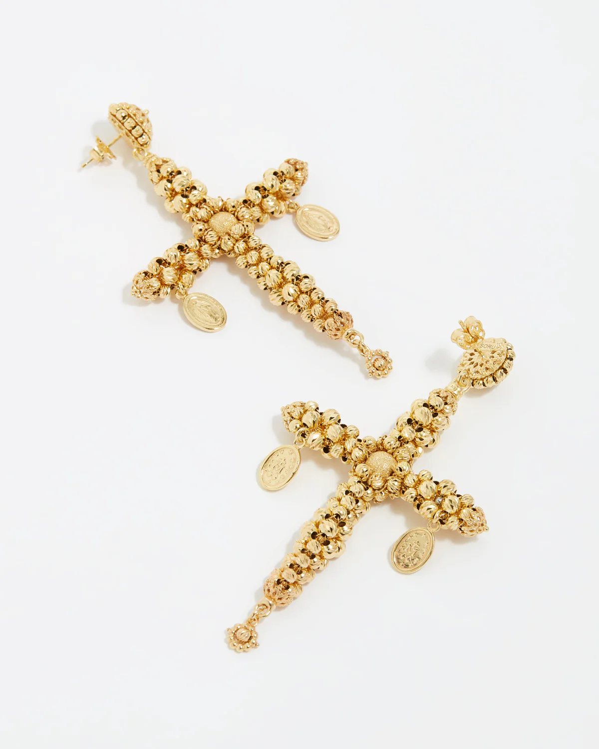 Daphne Oz X Soru The Domenica Cross Earrings - Image 3