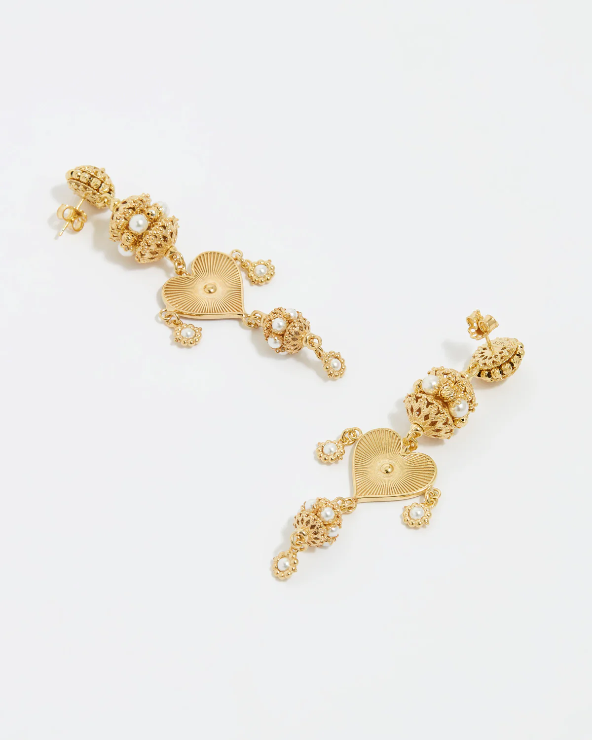 Daphne Oz X Soru The Giovanna Heart Earrings - Image 3