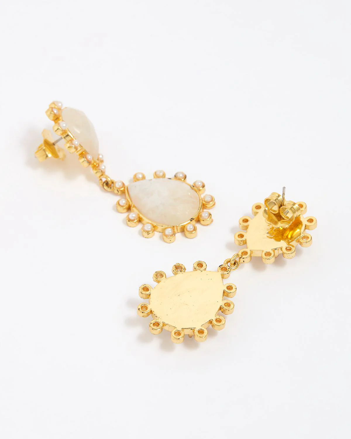 Elsa Earrings, Moonstone - Image 4