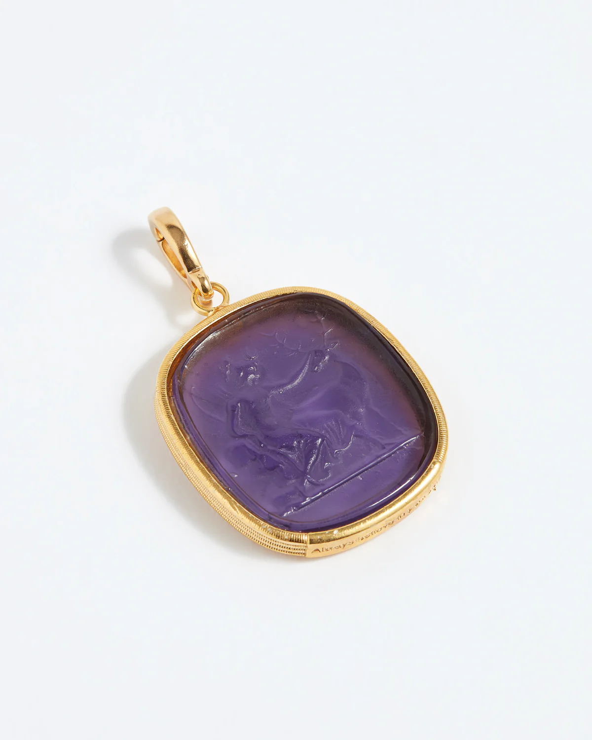 Guidance Talisman Charm "Always Believe in Yourself", Violet