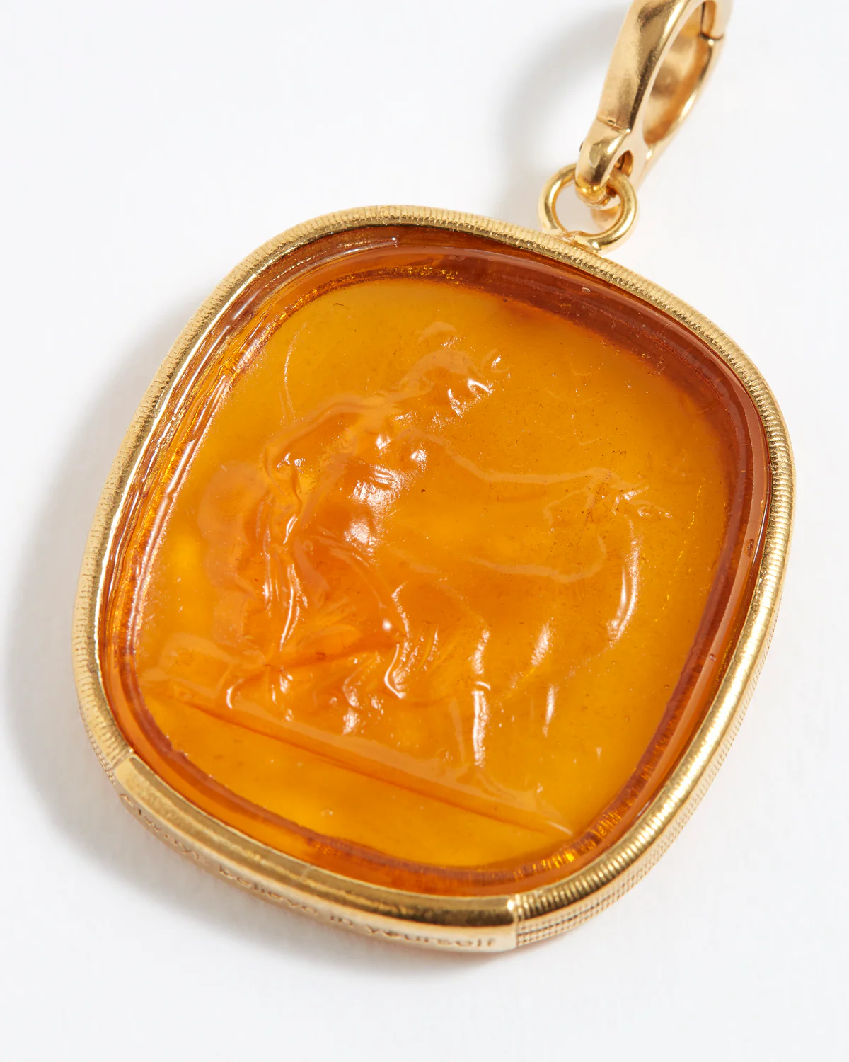 Guidance Talisman Charm "Always Believe in Yourself", Amber - Image 6