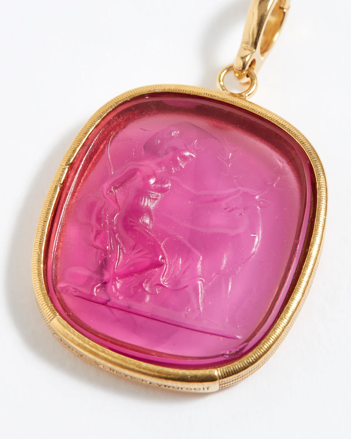 Guidance Talisman Charm "Always Believe in Yourself", Magenta - Image 6