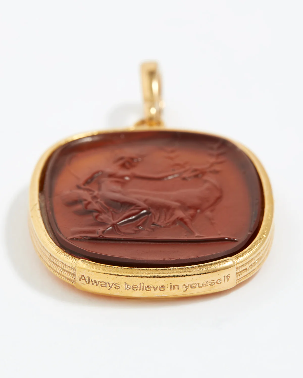 Guidance Talisman Charm "Always Believe in Yourself", Topaz - Image 2