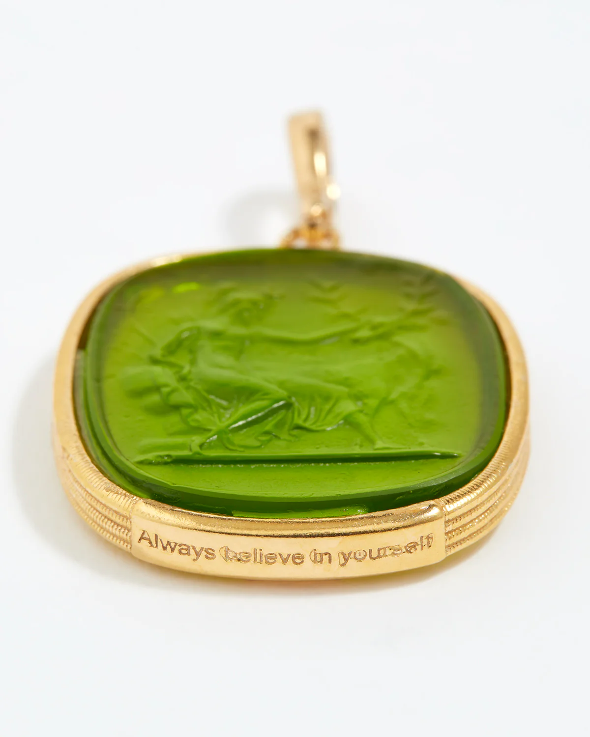 Guidance Talisman Charm "Always Believe in Yourself", Verde - Image 2