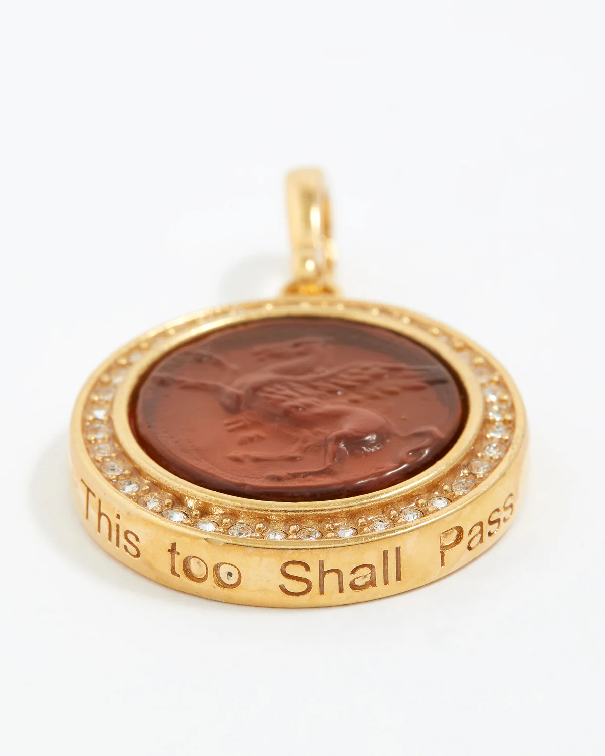 Harmony Talisman Charm "This Too Shall Pass", Topaz - Image 2