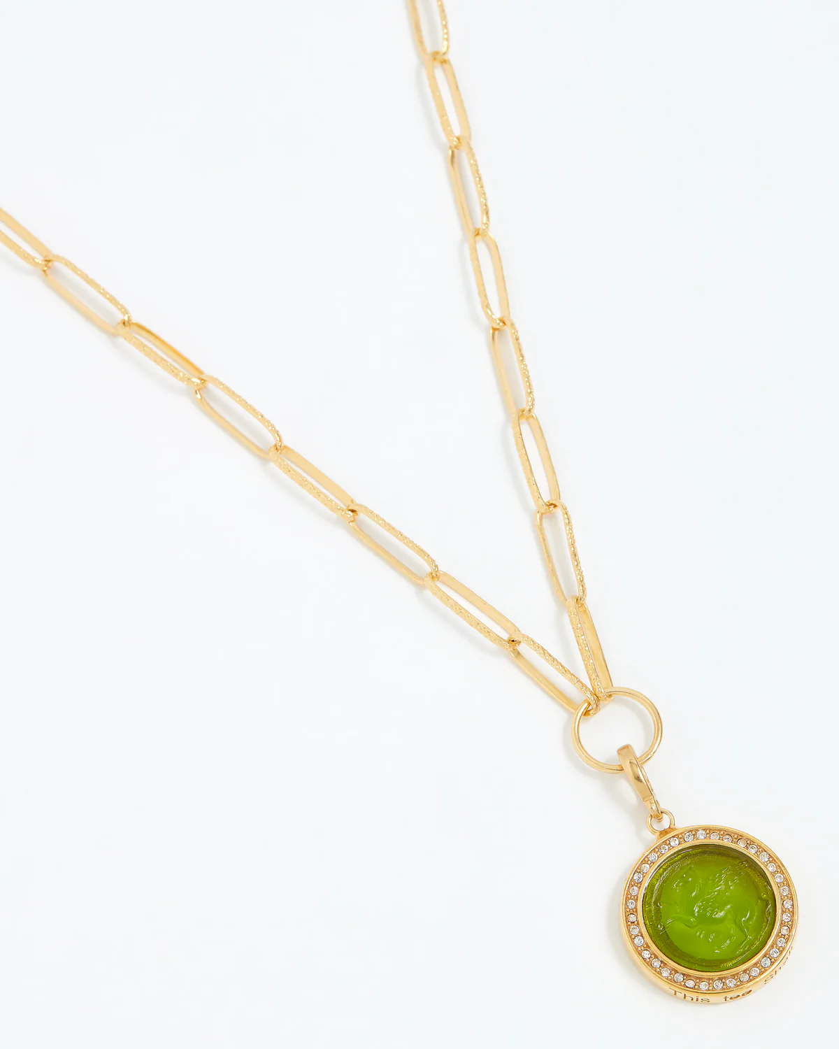 Harmony Talisman Charm "This Too Shall Pass", Verde - Image 4