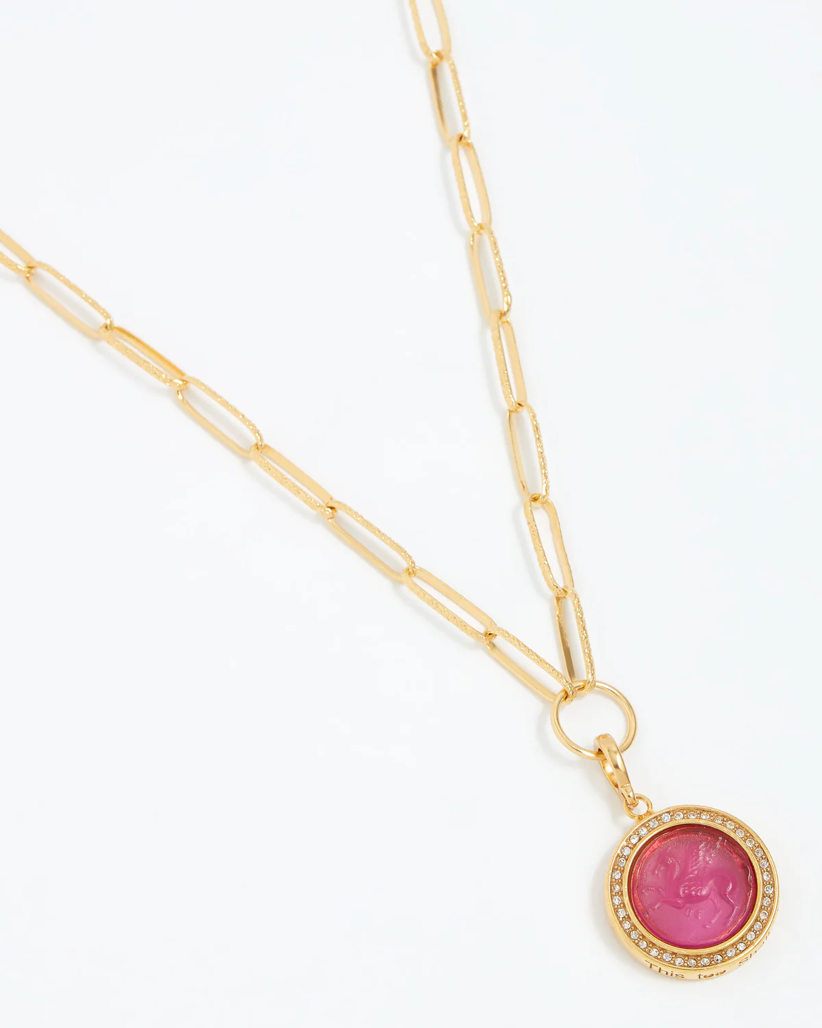 Harmony Talisman Charm "This Too Shall Pass", Magenta - Image 4