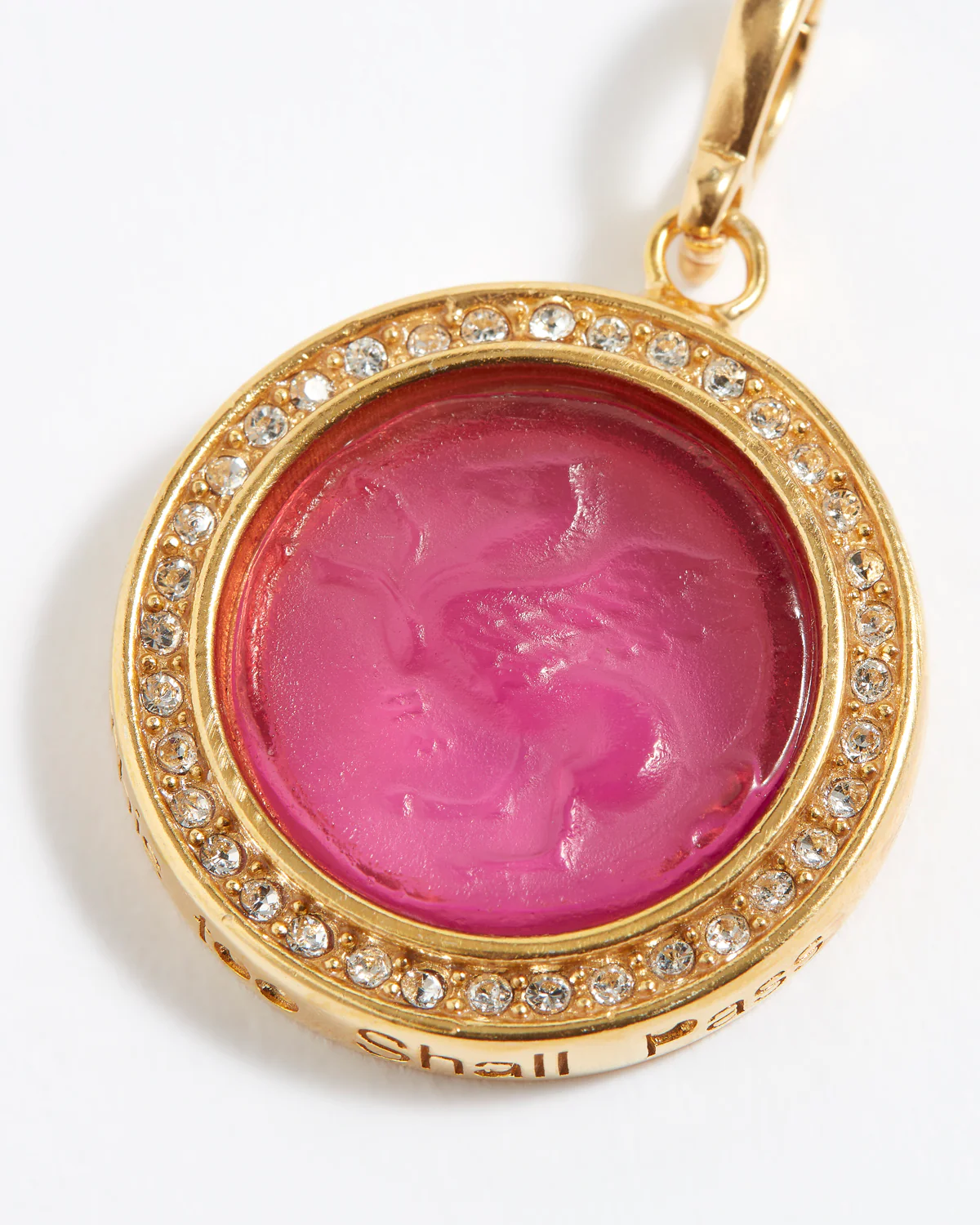 Harmony Talisman Charm "This Too Shall Pass", Magenta - Image 5