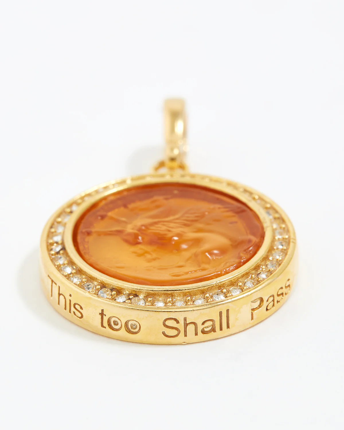 Harmony Talisman Charm "This Too Shall Pass", Amber - Image 2