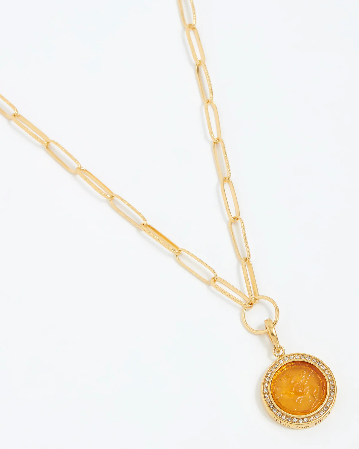 Harmony Talisman Charm "This Too Shall Pass", Amber - Image 4