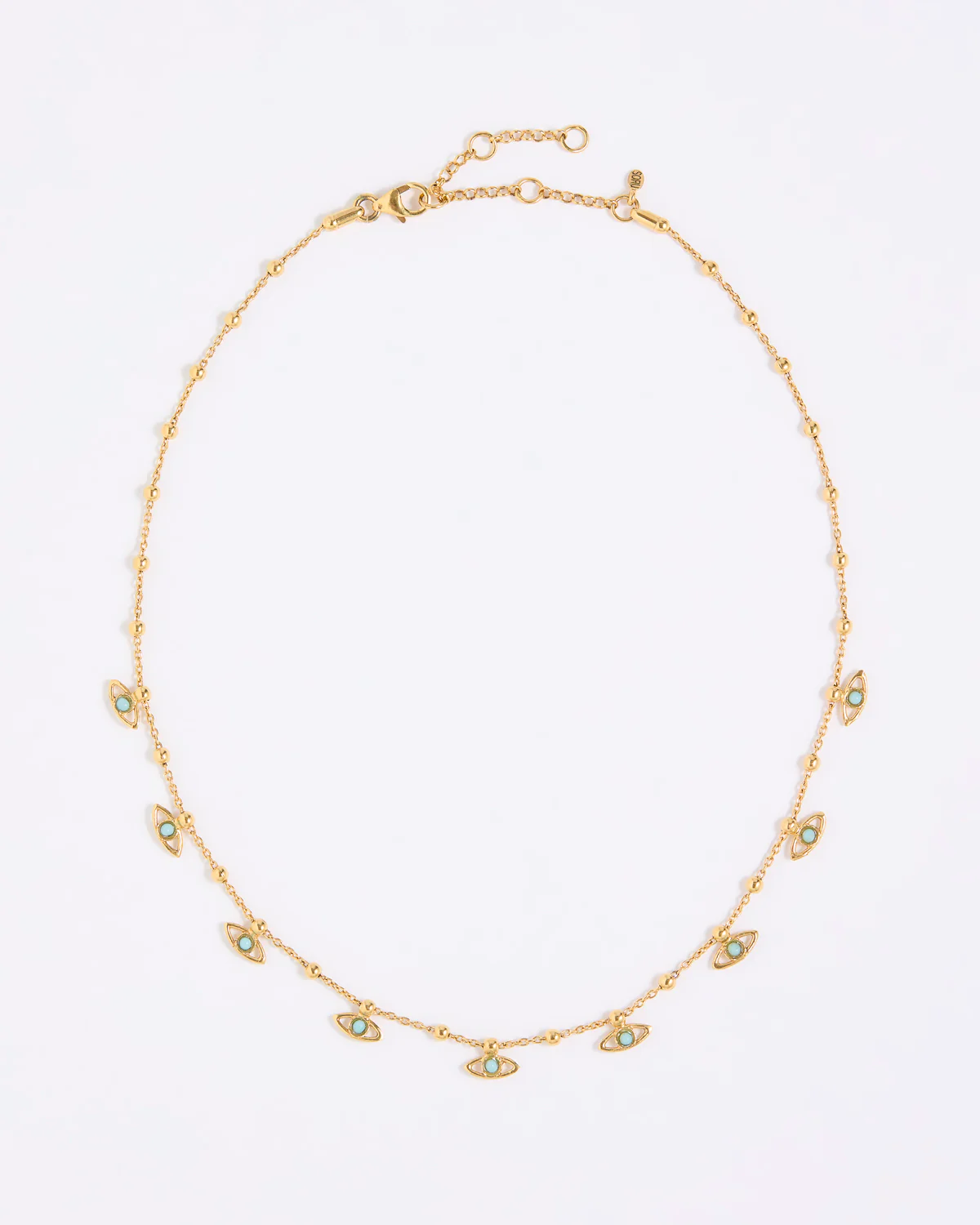 Laura Wills x Soru Guardian Necklace, Turquoise - Image 3