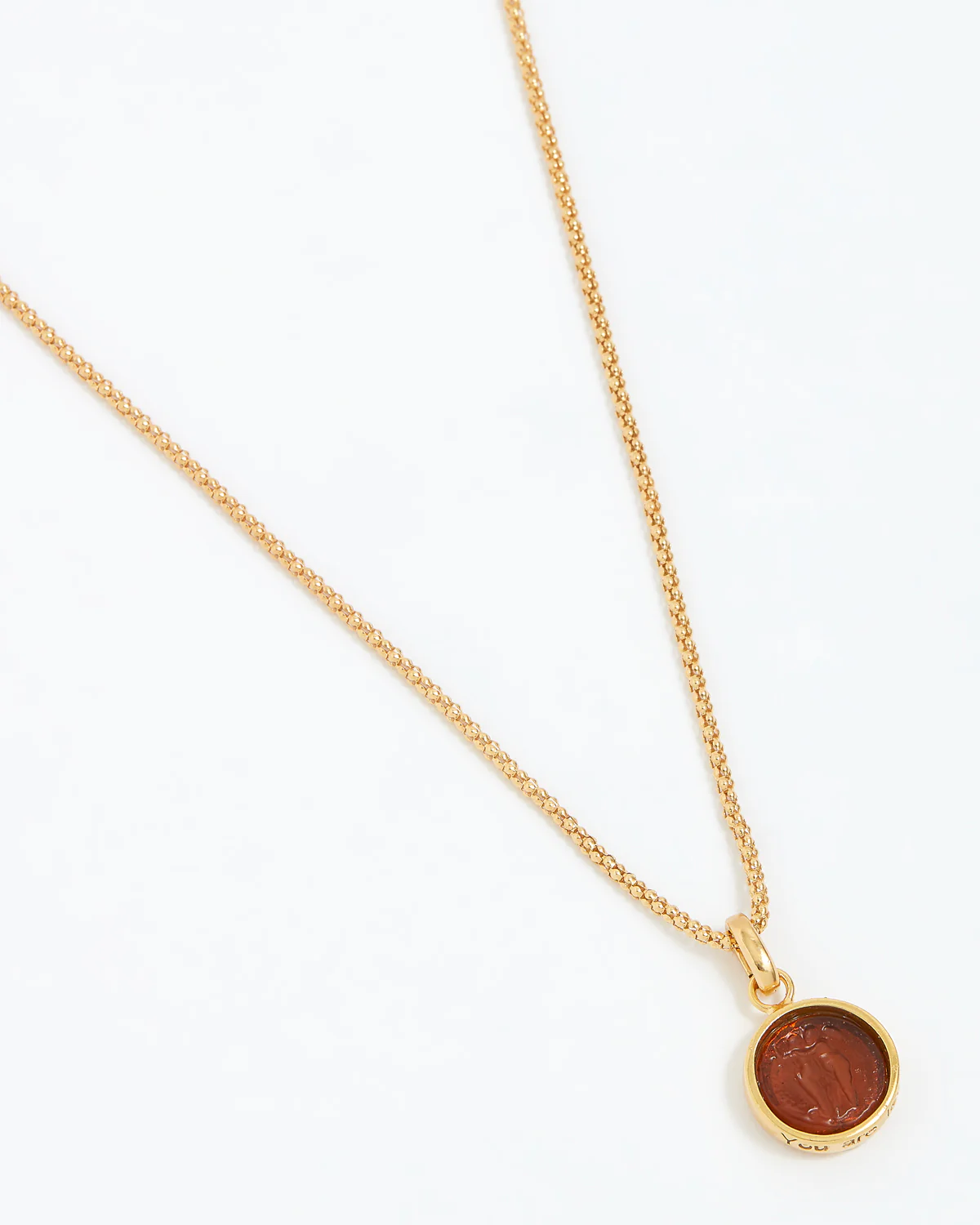 Love Talisman Charm "You Are Loved", Topaz - Image 4