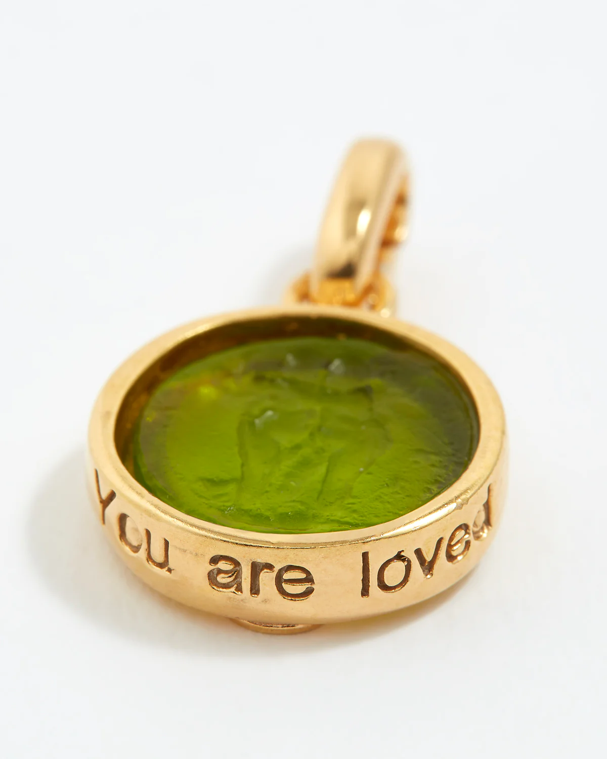 Love Talisman Charm "You Are Loved", Verde - Image 2