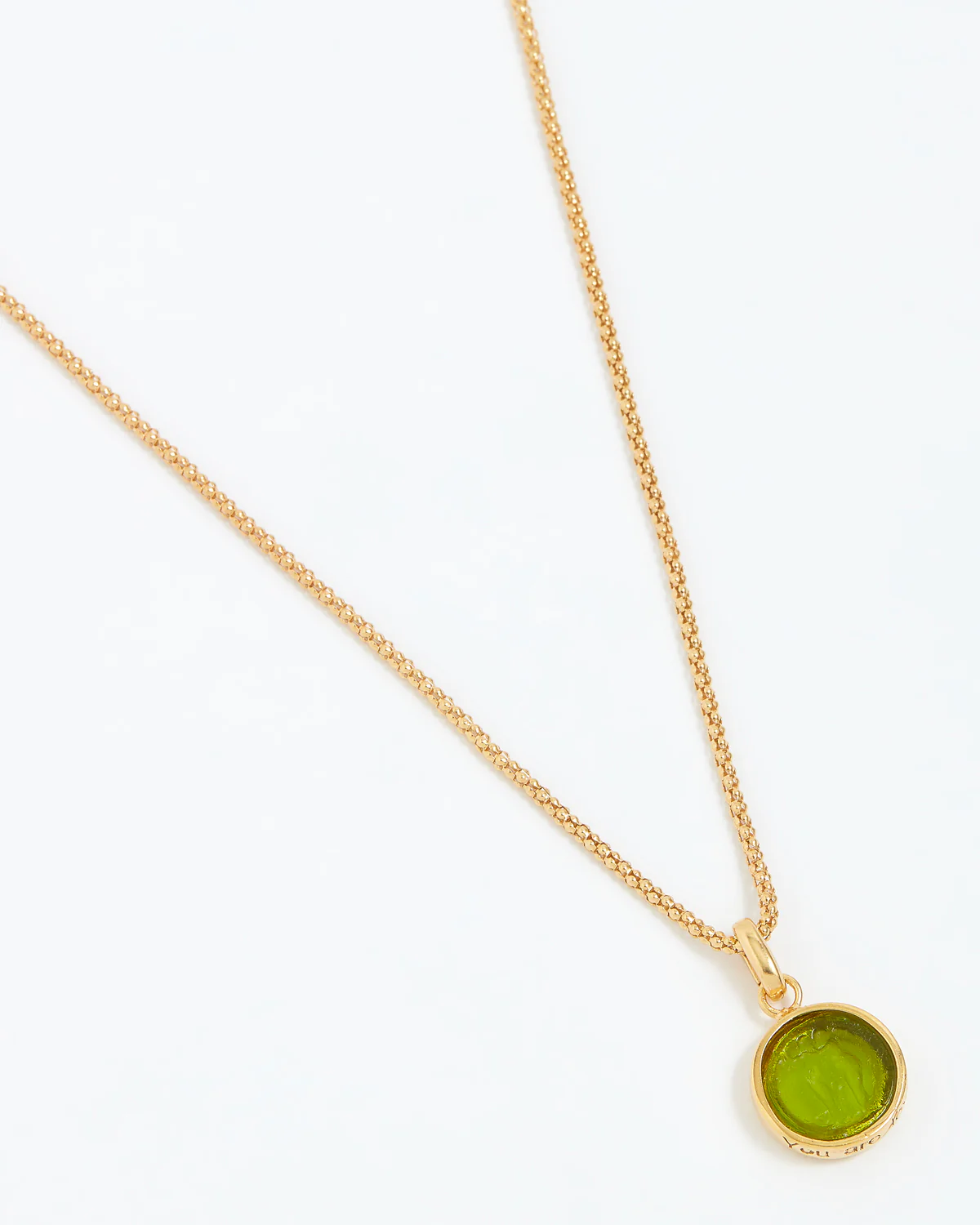 Love Talisman Charm "You Are Loved", Verde - Image 4