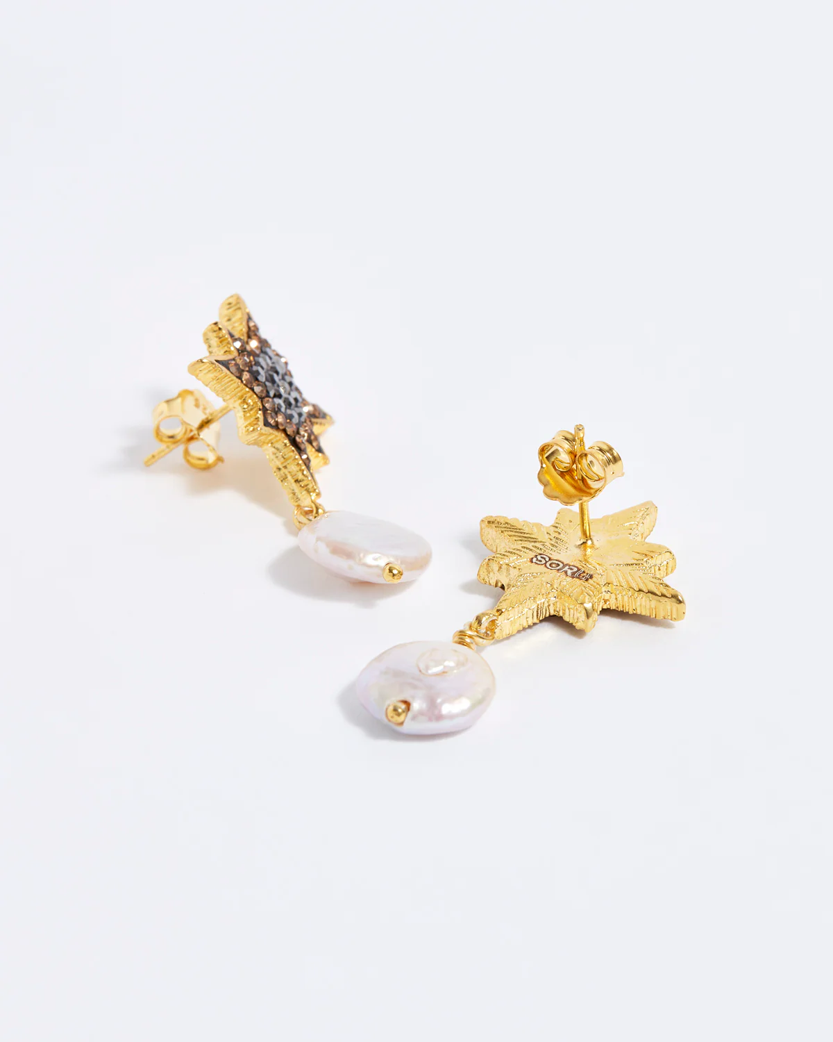 Mini Supernova Pearl Earrings - Image 3