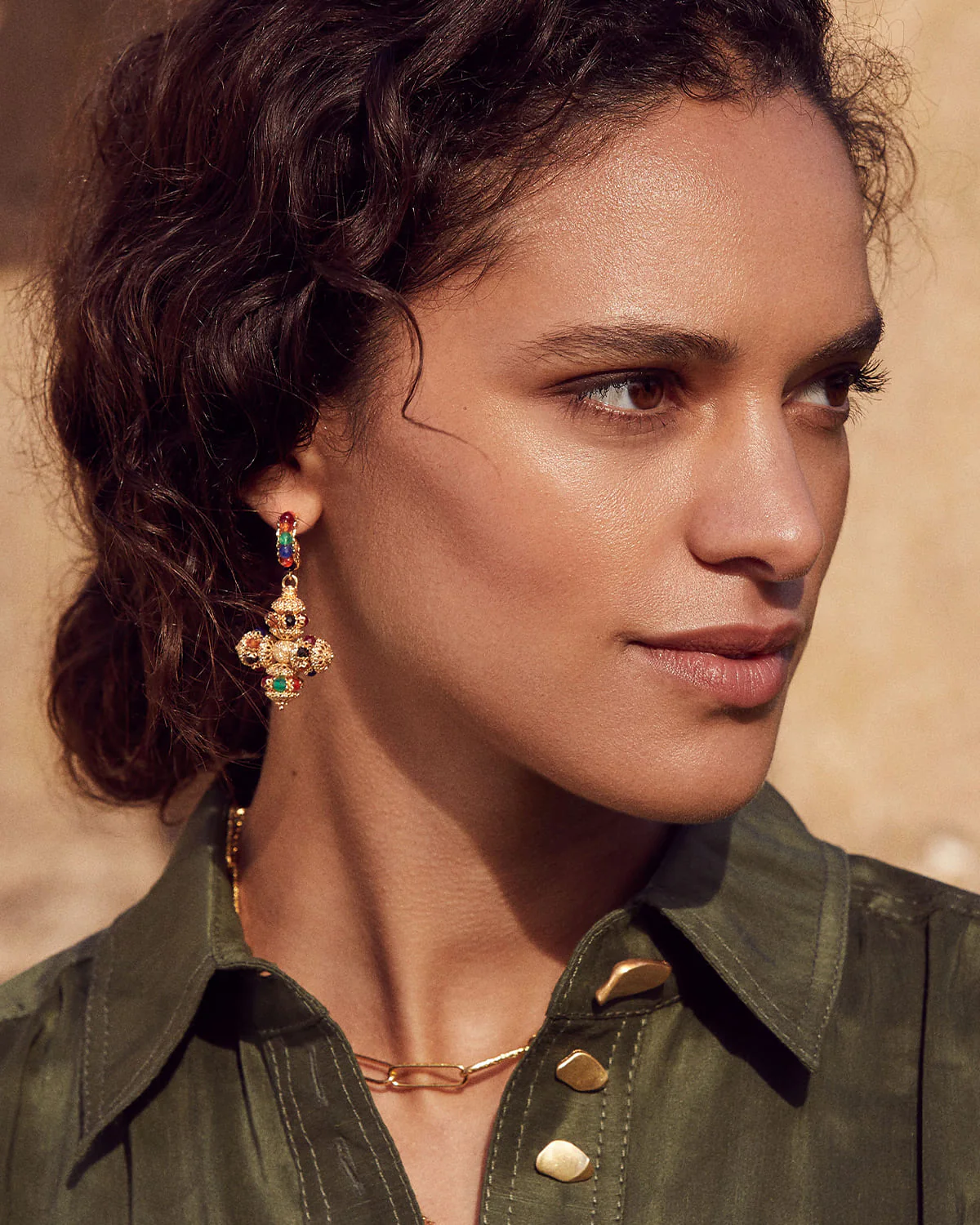 Multicoloured Mini Santina Earrings - Image 4