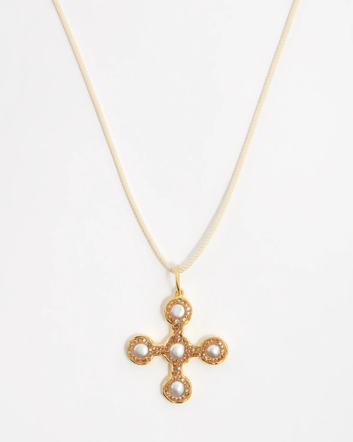 Signoria Crystal Cord Necklace - Reversible - Image 3