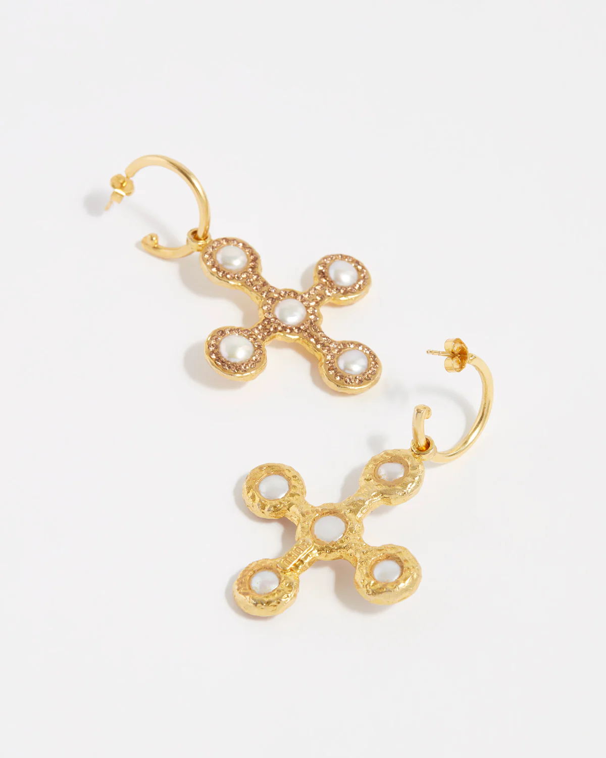 Signoria Crystal Hoop Earrings - Image 3
