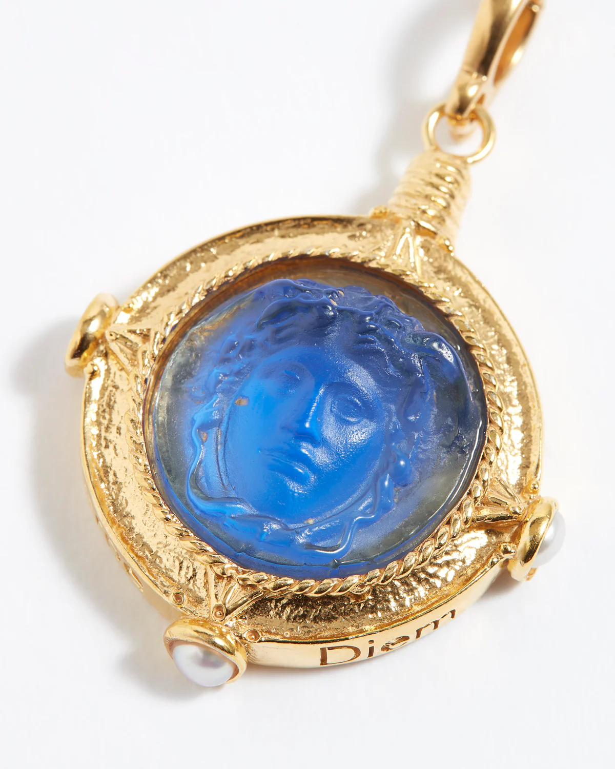 Protection Amulet Charm "Carpe Diem", Azure - Image 4
