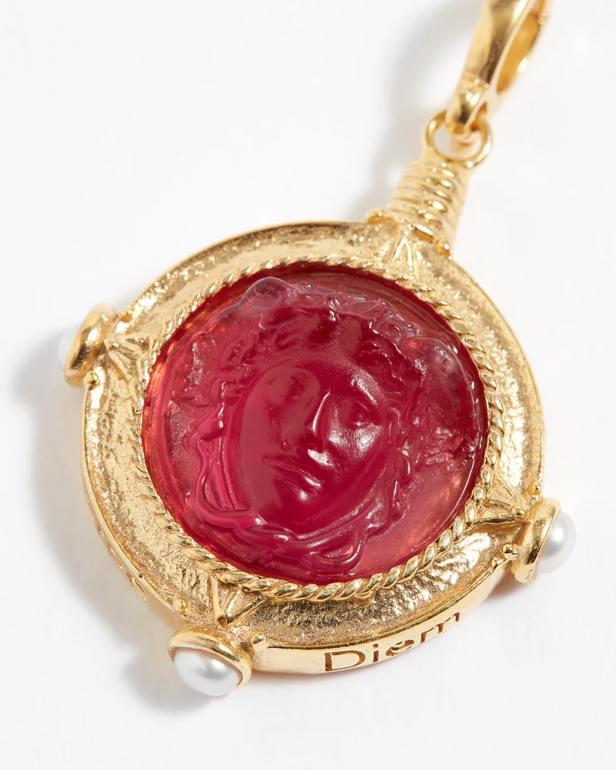 Protection Amulet Charm "Carpe Diem", Magenta - Image 6