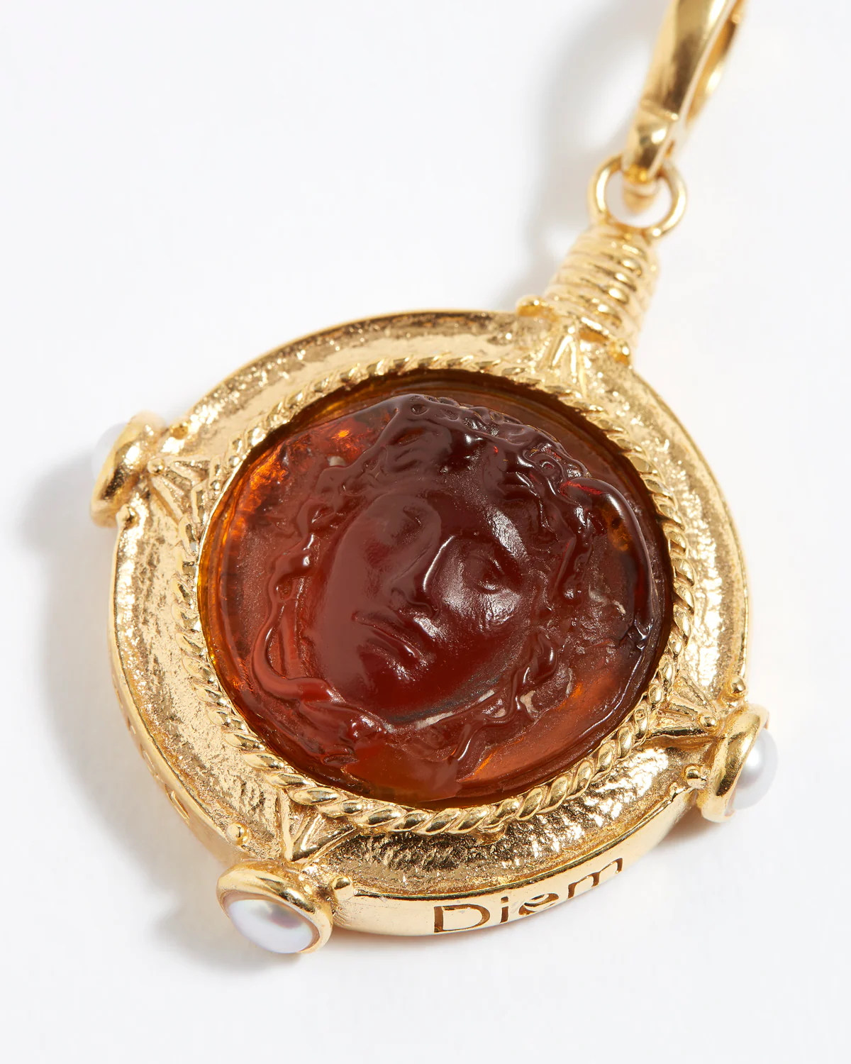 Protection Amulet Charm "Carpe Diem", Topaz - Image 6