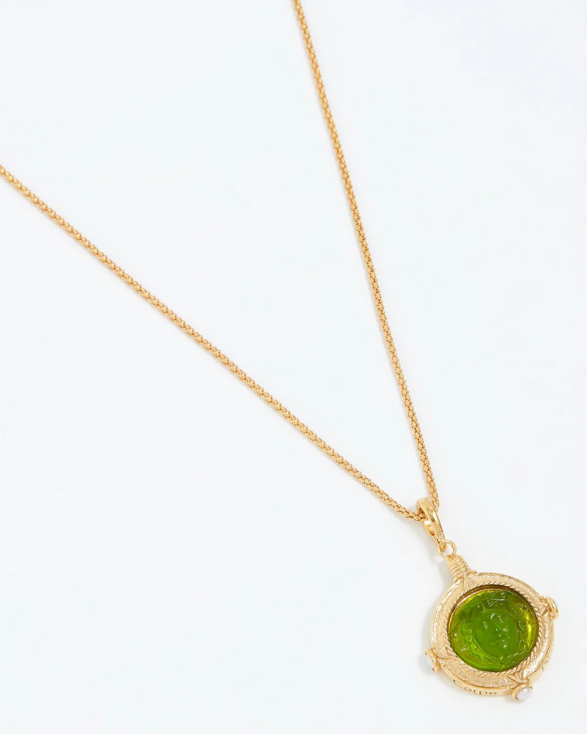 Protection Amulet Charm "Carpe Diem", Verde - Image 4