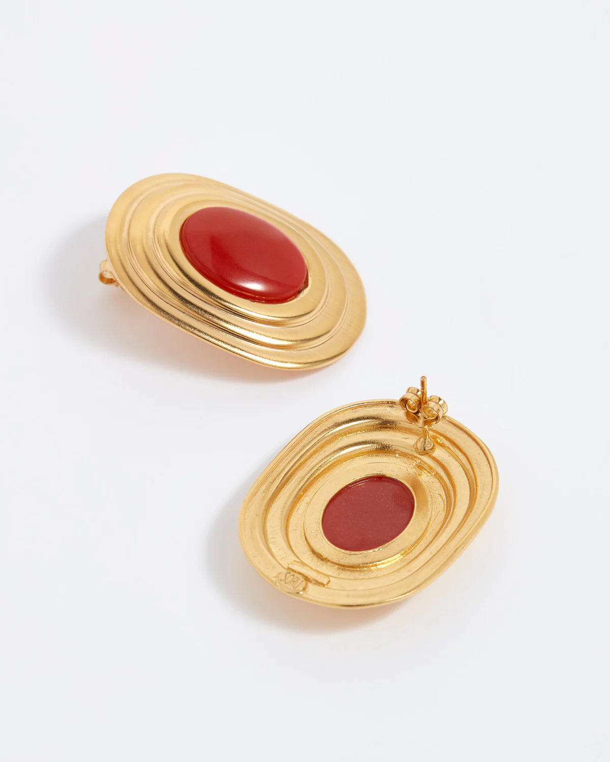 Coco Earrings, Rosso - Image 3