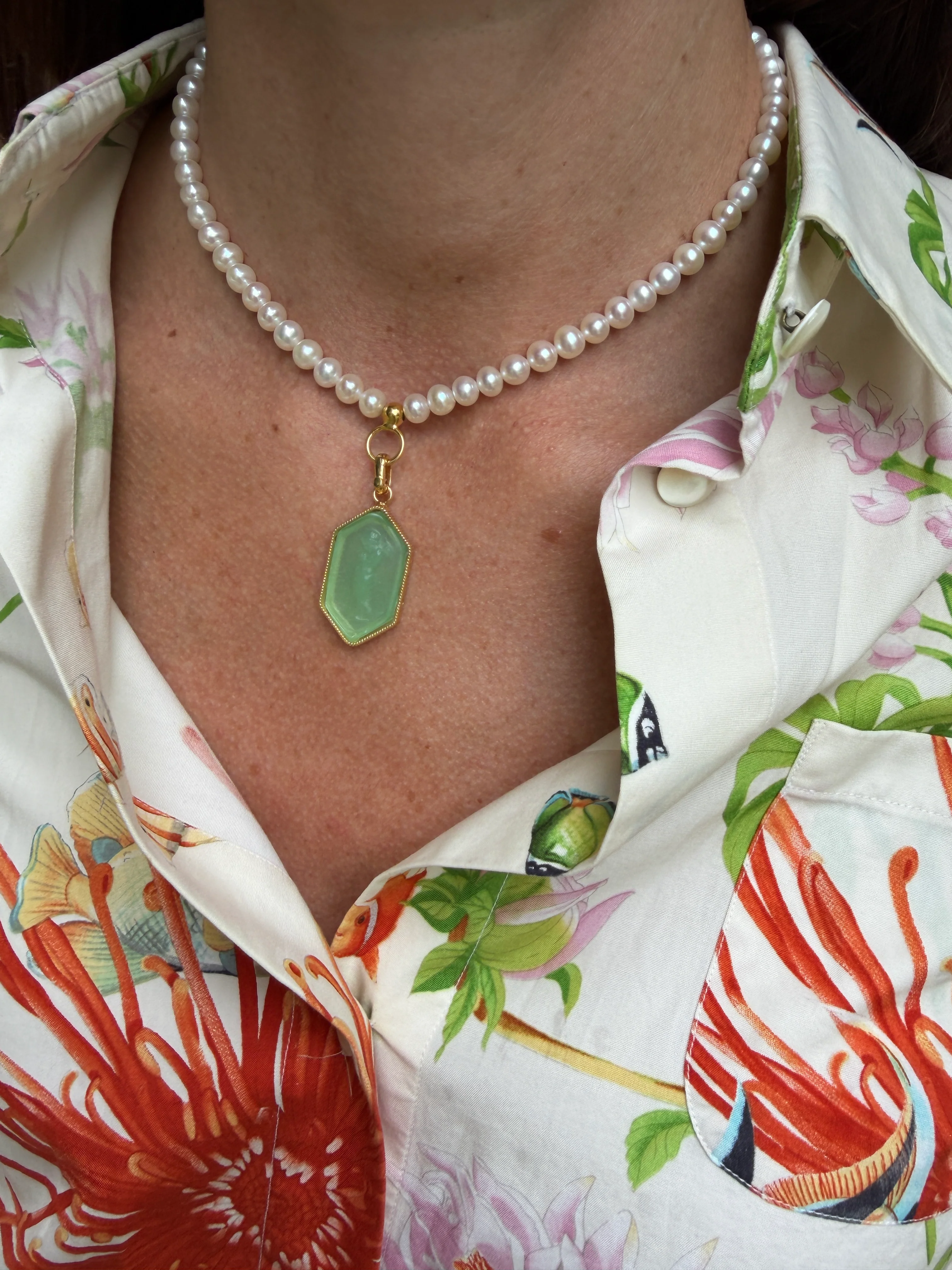 Gratitude Talisman Charm "Forever Grateful", Opaline - Image 3