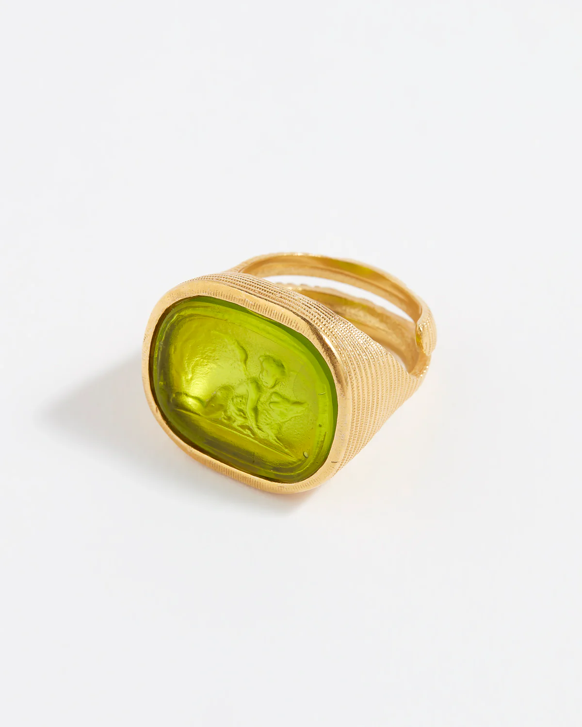 Strength Talisman Ring, Verde