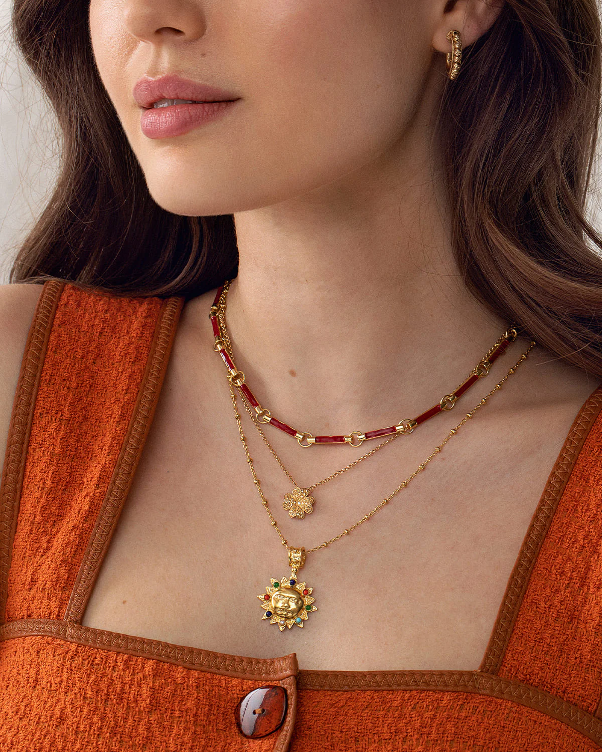 Treasures Sun Pendant Necklace - Image 4