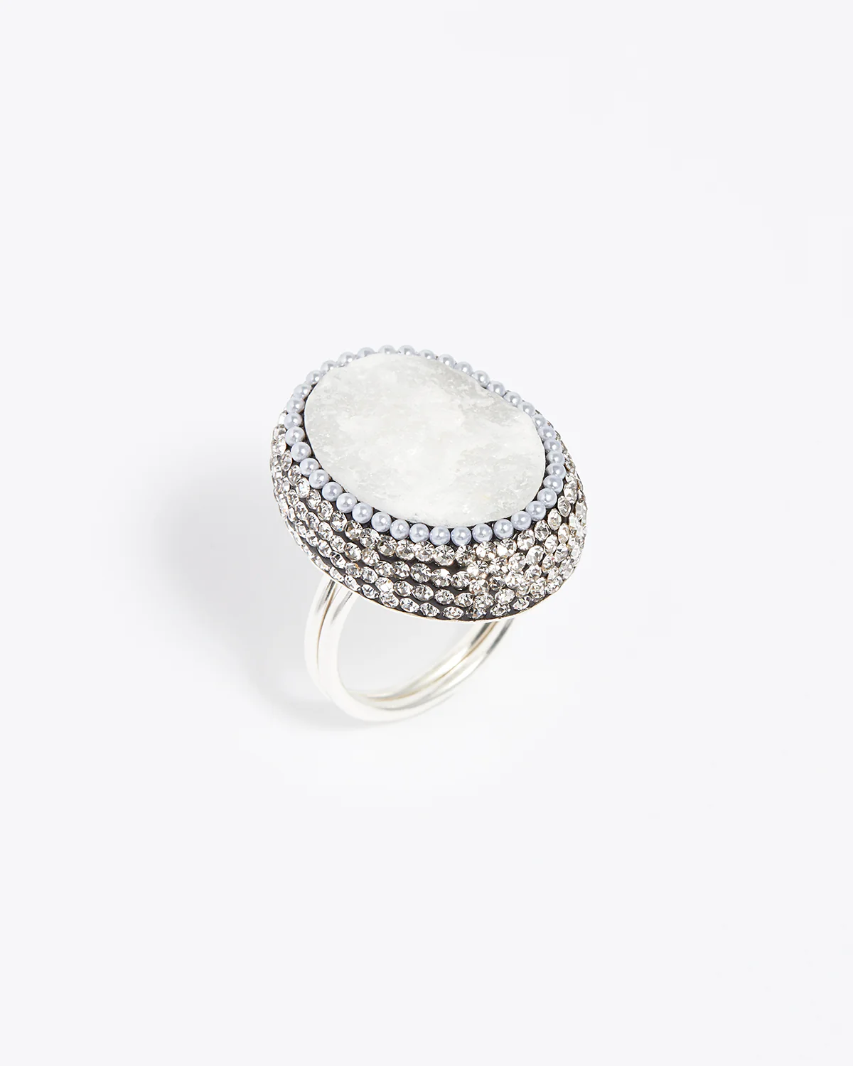 White Chalcedony Ring - Image 3